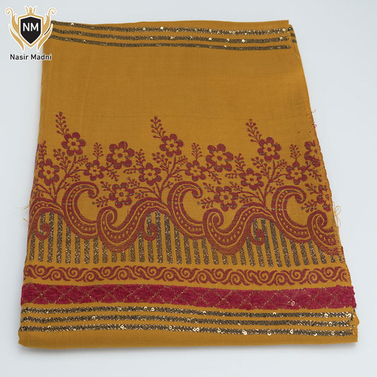 Ladies’ Mustard Wool Shawl