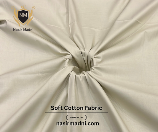 Soft Cotton Fabric by Nasir Madni