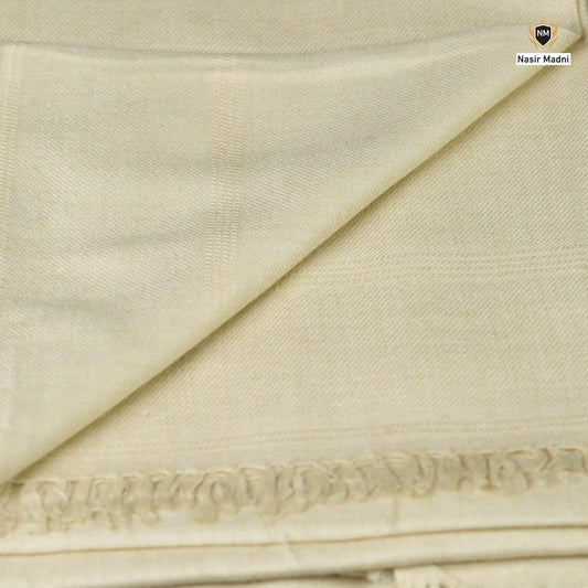 Pure Wool Shawl – Off-White